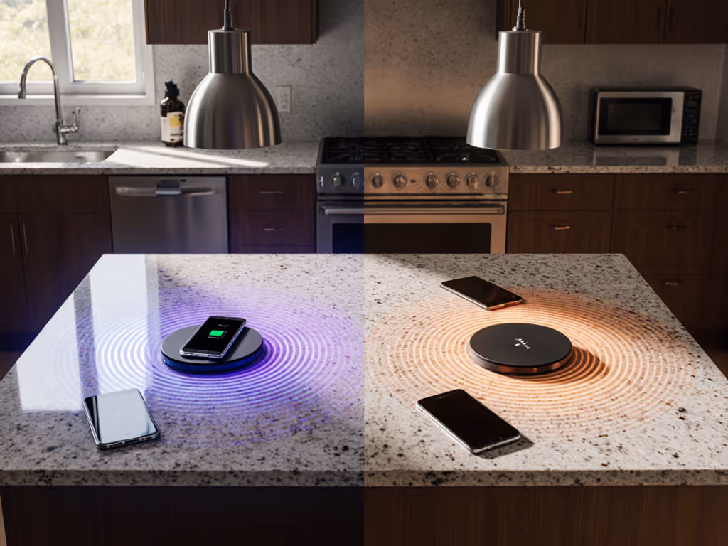 RF vs Resonant Countertop Wireless Power Tested