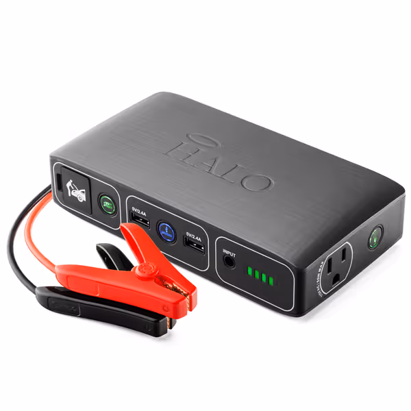 HALO Bolt 58830 ACDC Portable Car Battery Jump Starter