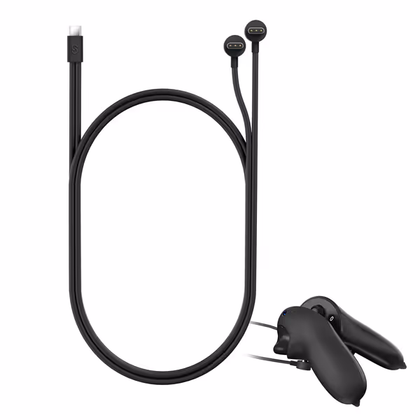 2-in-1 Charging Cable for Meta Quest Pro Controllers